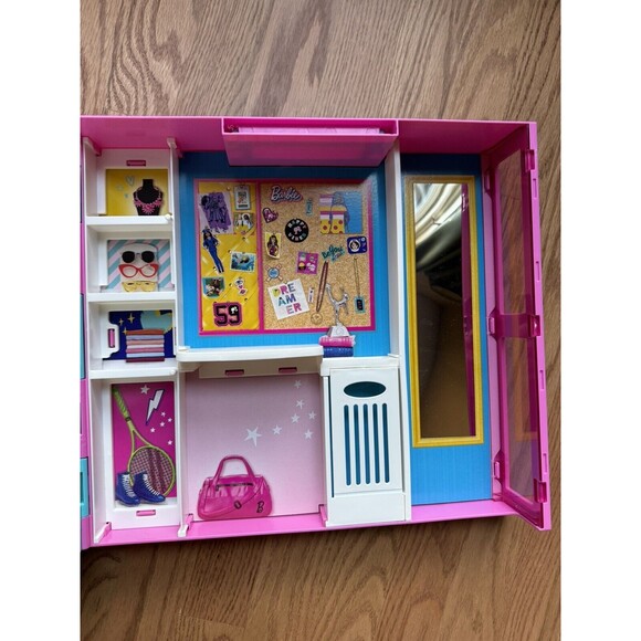 Barbie Dream Closet Folding Wardrobe 2019 Case Only Mattel GBK10 - Picture 6 of 11